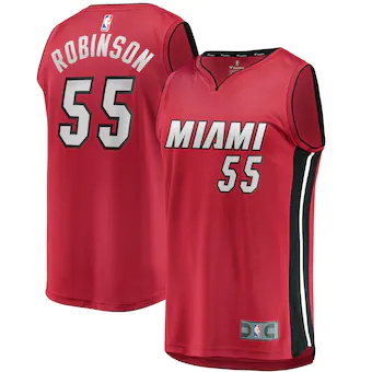youth fanatics branded duncan robinson red miami heat fast-376